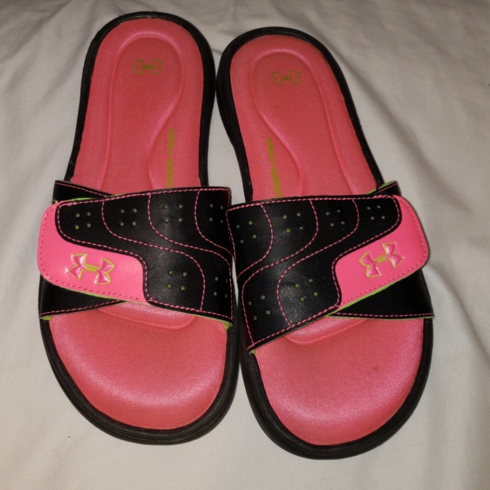 Under armor memory foam slides